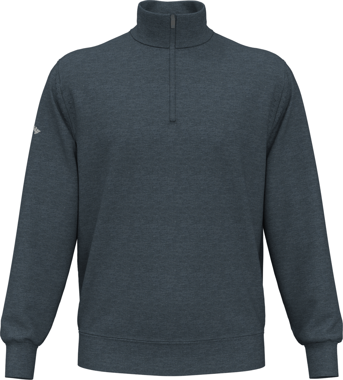 Callaway Golf Cgm790 Men’s Long Sleeve 1/4 Merino Sweater - Steel Heather