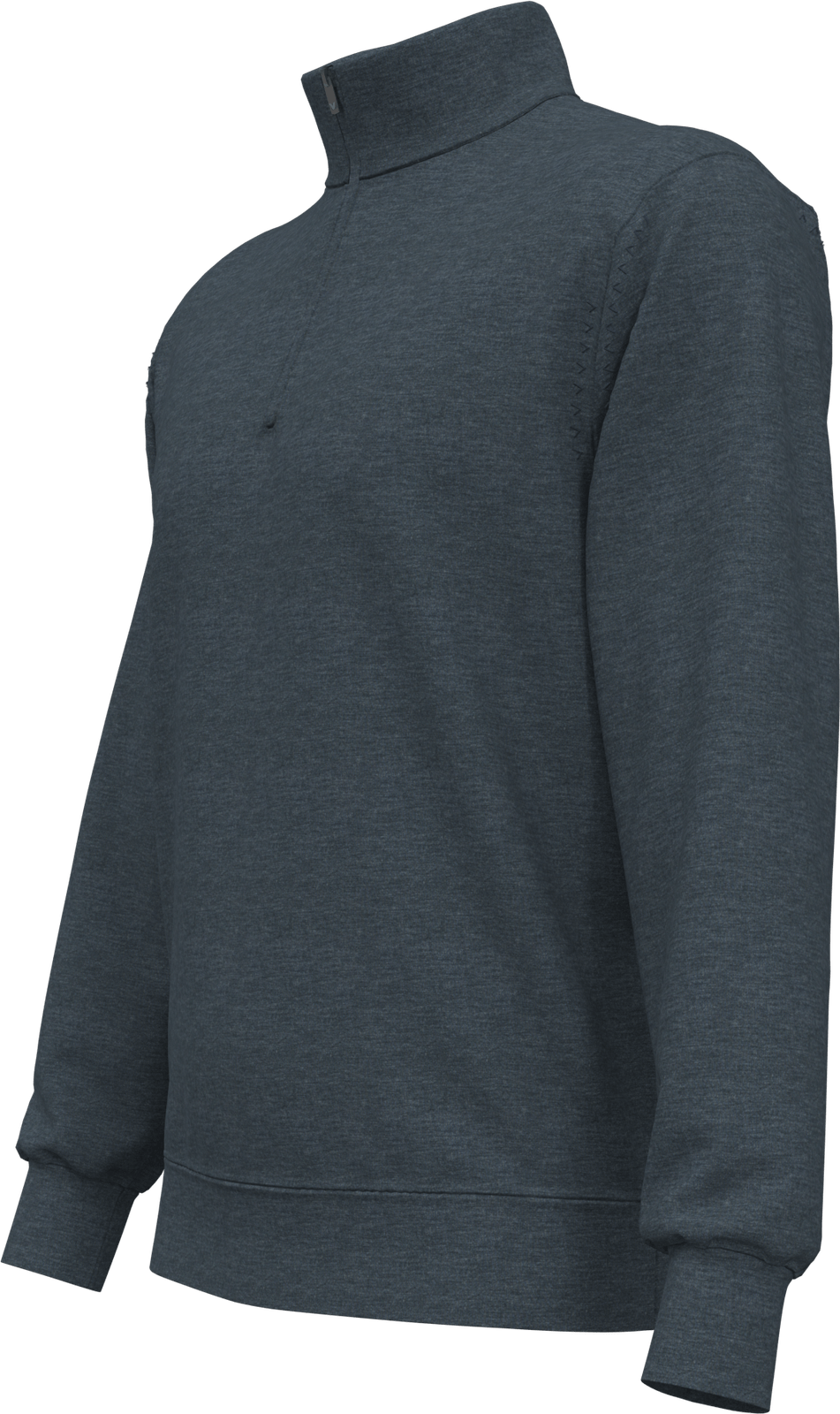 Callaway Golf Cgm790 Men’s Long Sleeve 1/4 Merino Sweater - Steel Heather