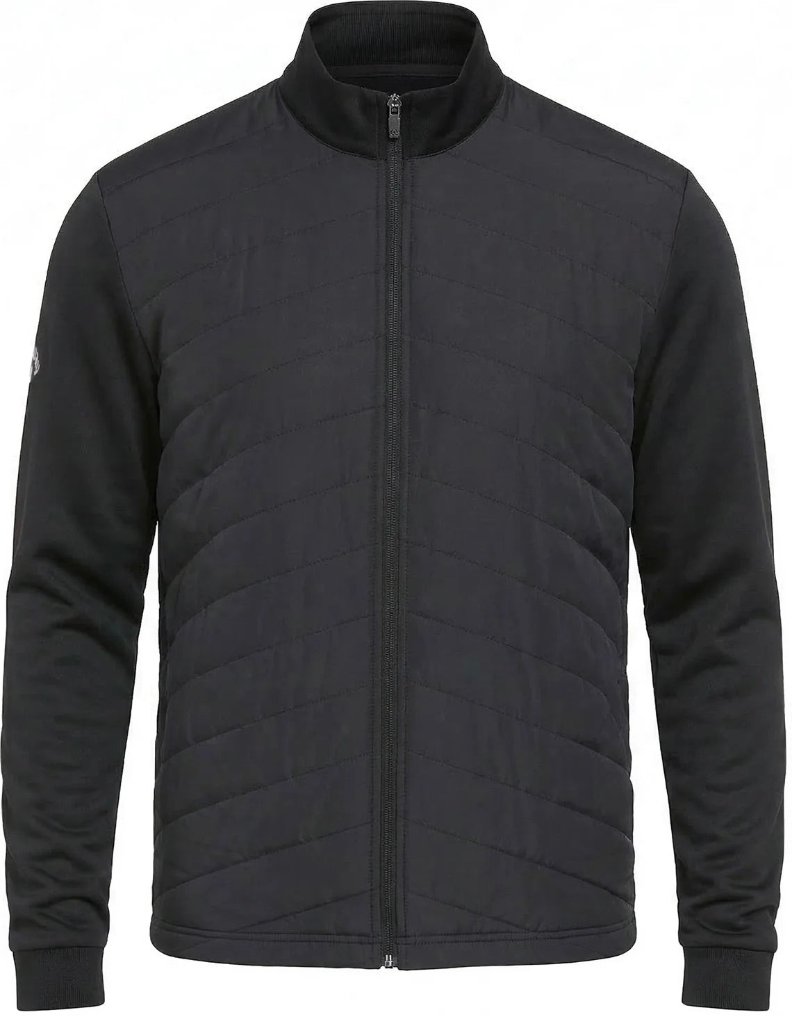 Callaway Golf Cgm792 Men’s Long Sleeve Quilted Puffer Jacket - Black