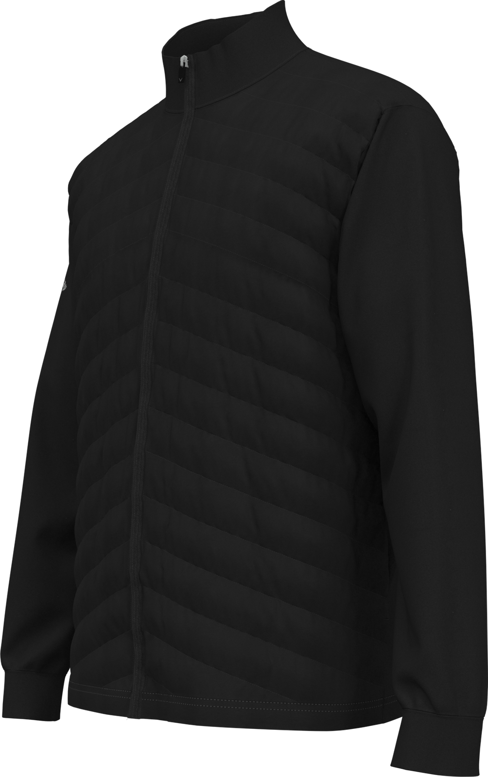 Callaway Golf Cgm792 Men’s Long Sleeve Quilted Puffer Jacket - Black