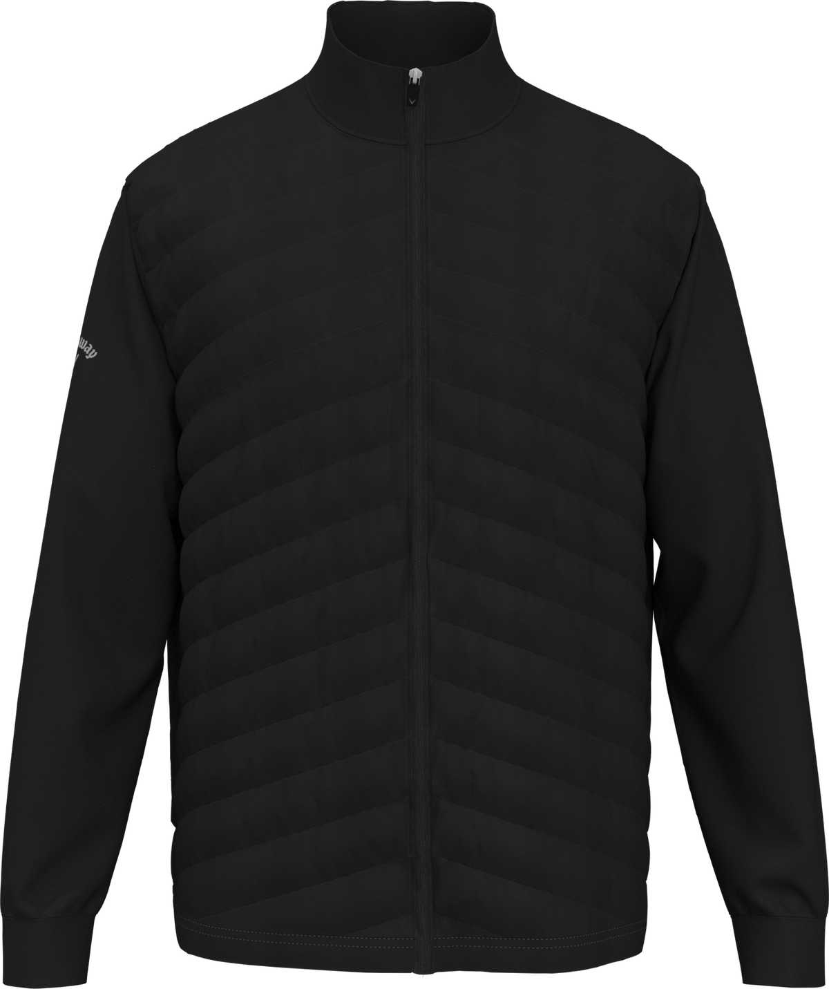 Callaway Golf Cgm792 Men’s Long Sleeve Quilted Puffer Jacket - Black