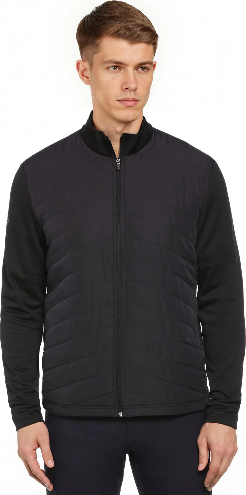 Callaway Golf Cgm792 Men’s Long Sleeve Quilted Puffer Jacket - Black - Adult s