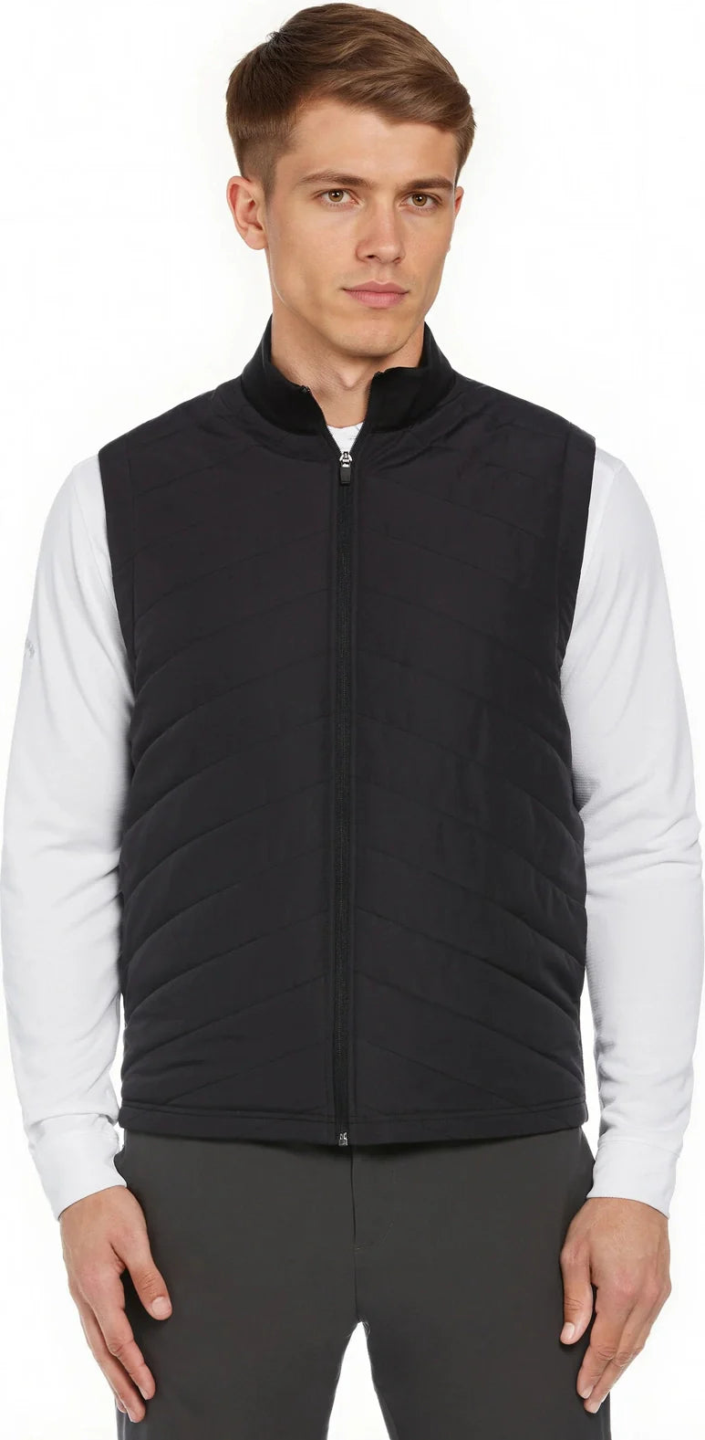 Callaway Golf Cgm793 Men’s Quilted Puffer Vest - Black - Adult s