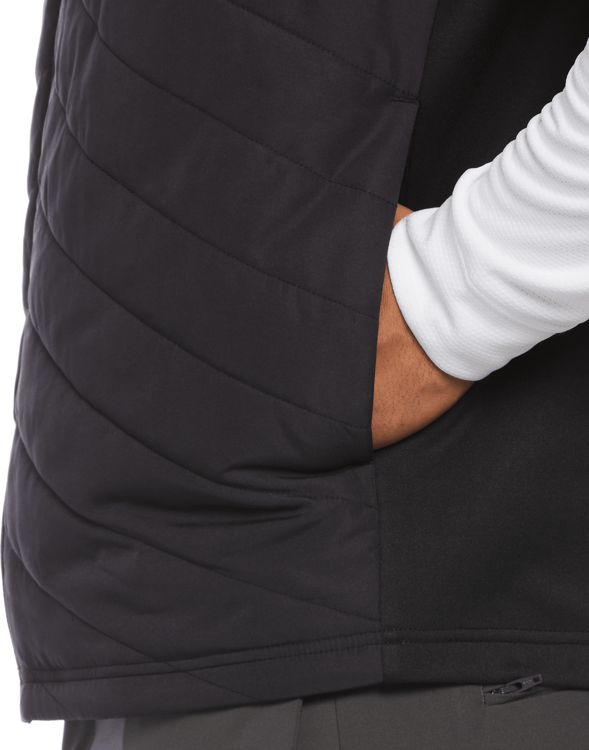 Callaway Golf Cgm793 Men’s Quilted Puffer Vest - Black