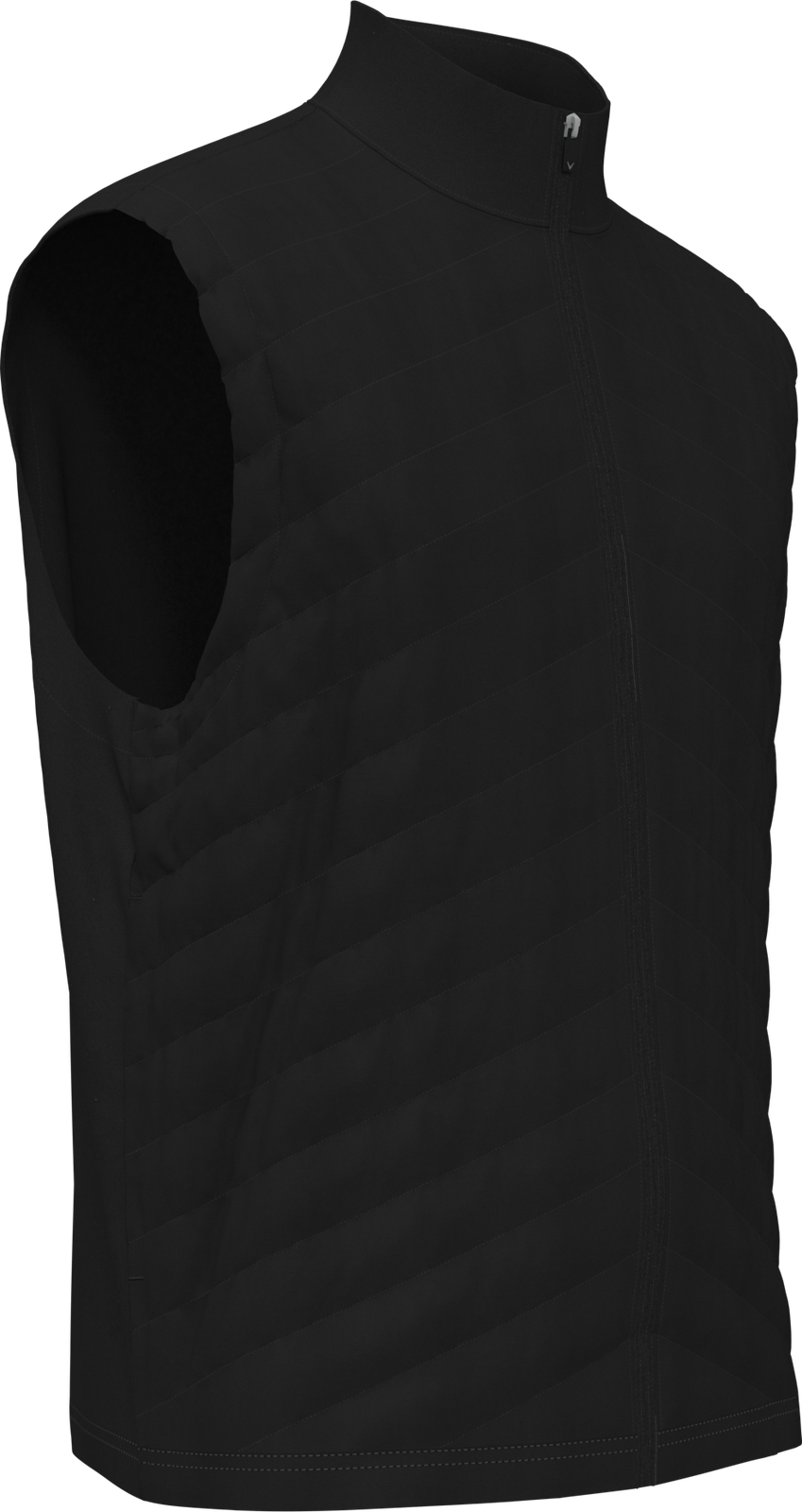Callaway Golf Cgm793 Men’s Quilted Puffer Vest - Black