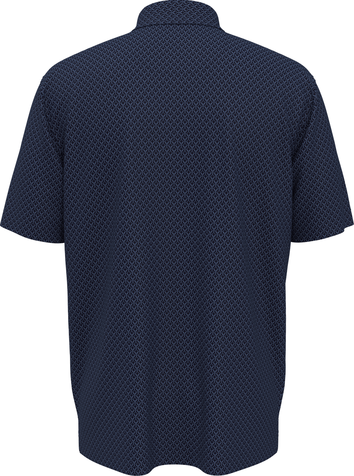 Callaway Golf Cgm794 Men’s Short Sleeve All Over Stitched Chev Polo - Peacoat