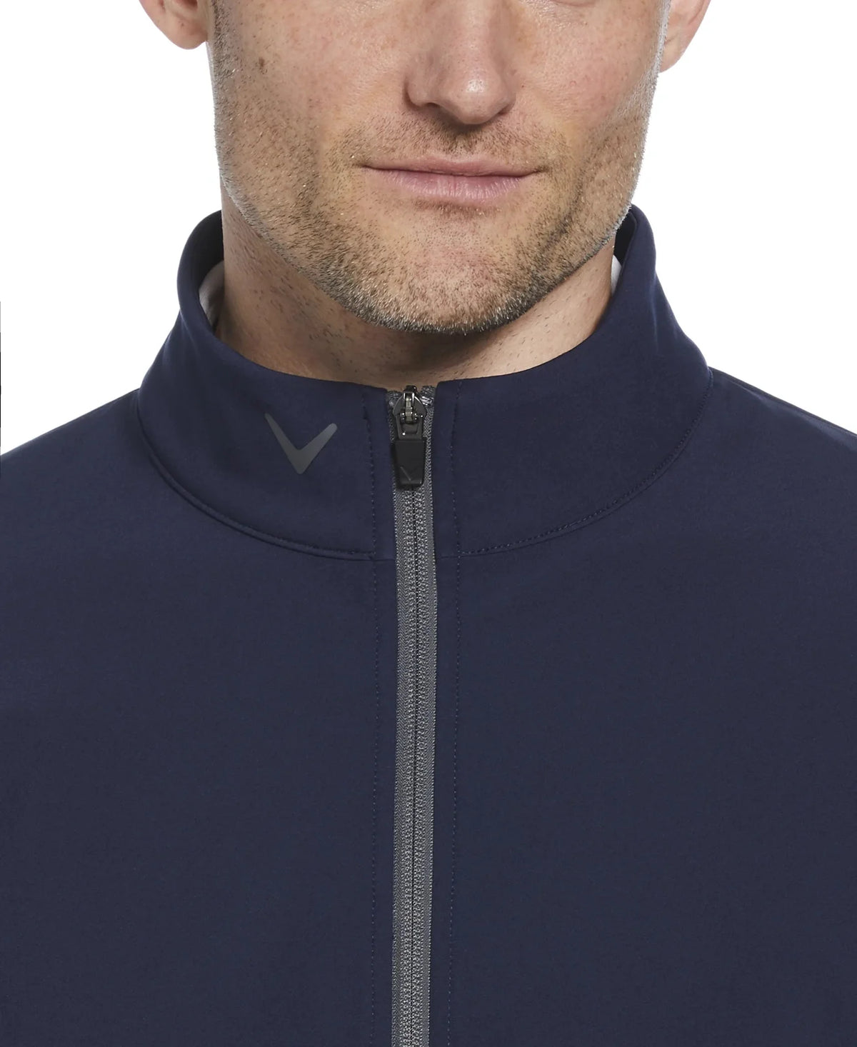 Callaway Golf Cgm797 Long Sleeve Jacket Full Zip - Peacoat