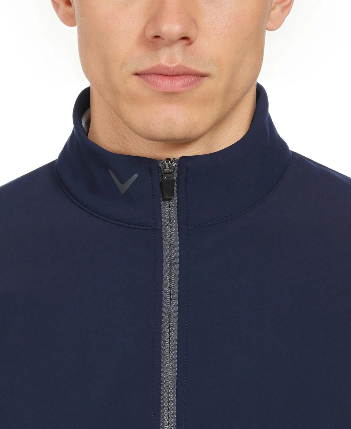 Callaway Golf Cgm797 Long Sleeve Jacket Full Zip - Peacoat