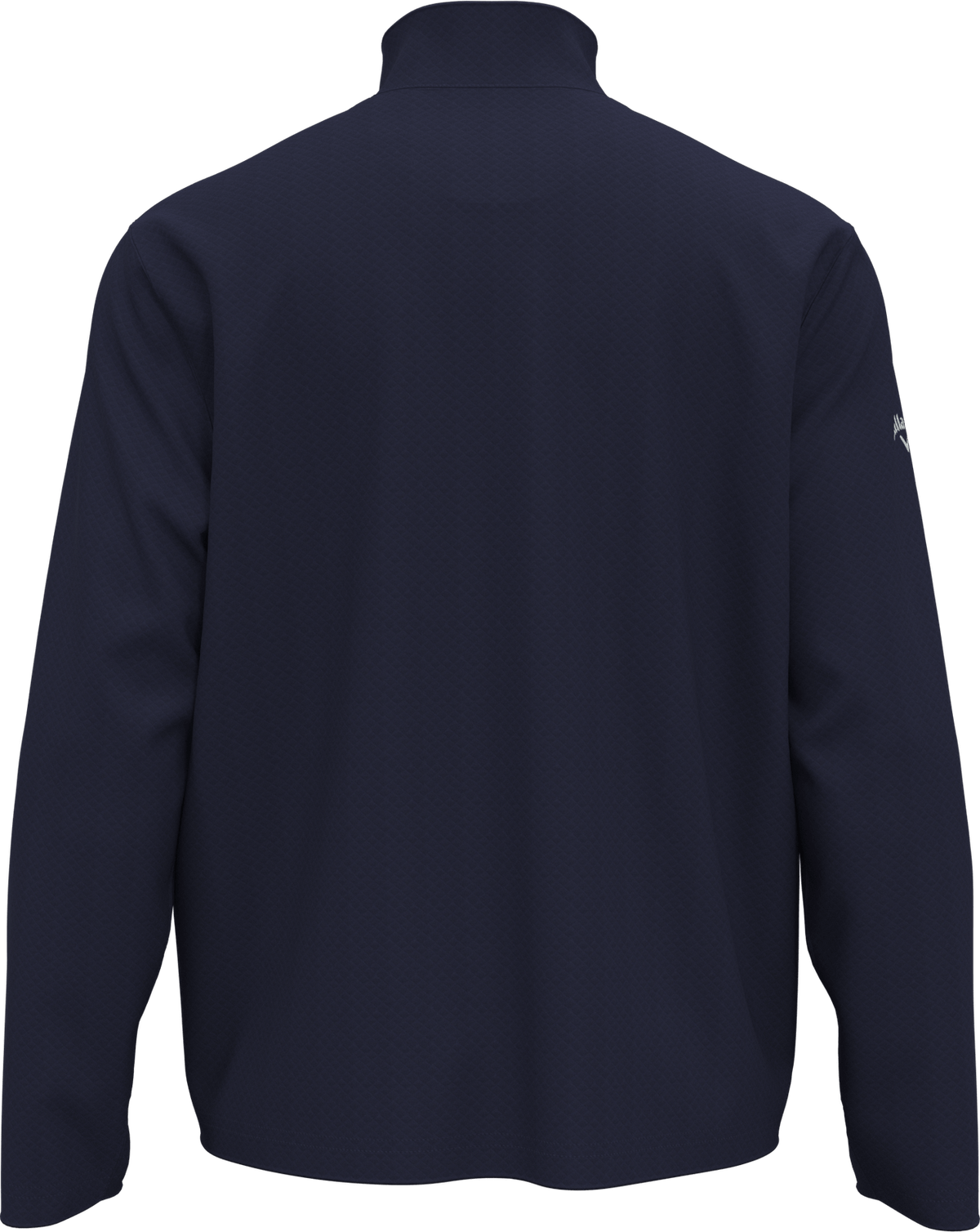 Callaway Golf Cgm798 Mid-weight Diamond Quilted Fleece 1/4 Zip - Peacoat