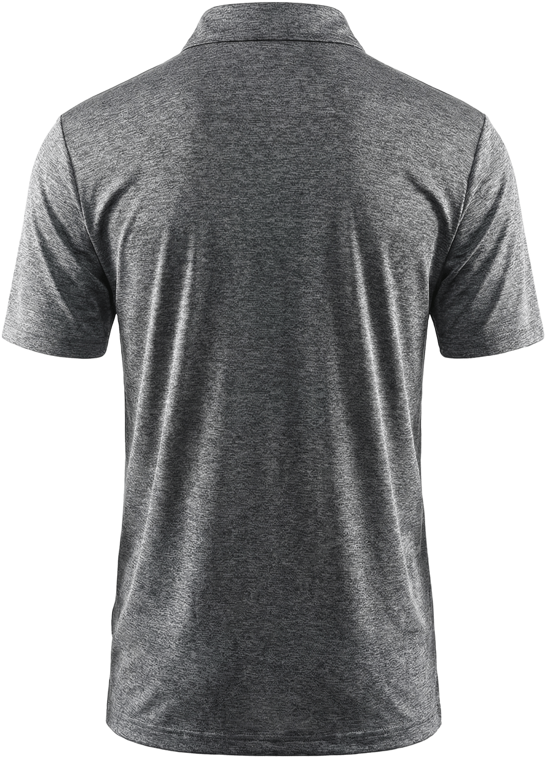Callaway Golf Cgm799 Heather Knit Short Sleeve Polo - Black