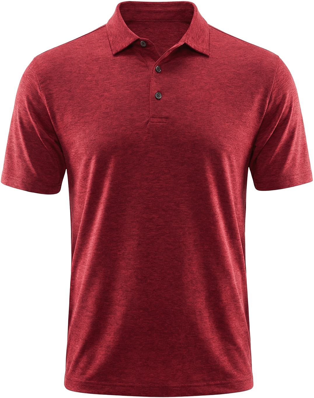 Callaway Golf Cgm799 Heather Knit Short Sleeve Polo - Med Red Htr