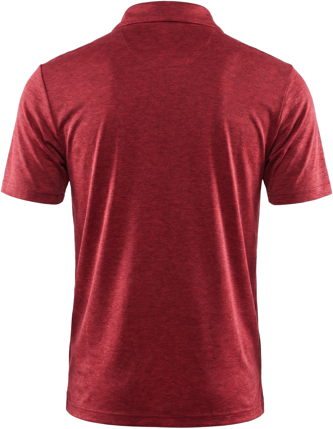Callaway Golf Cgm799 Heather Knit Short Sleeve Polo - Med Red Htr