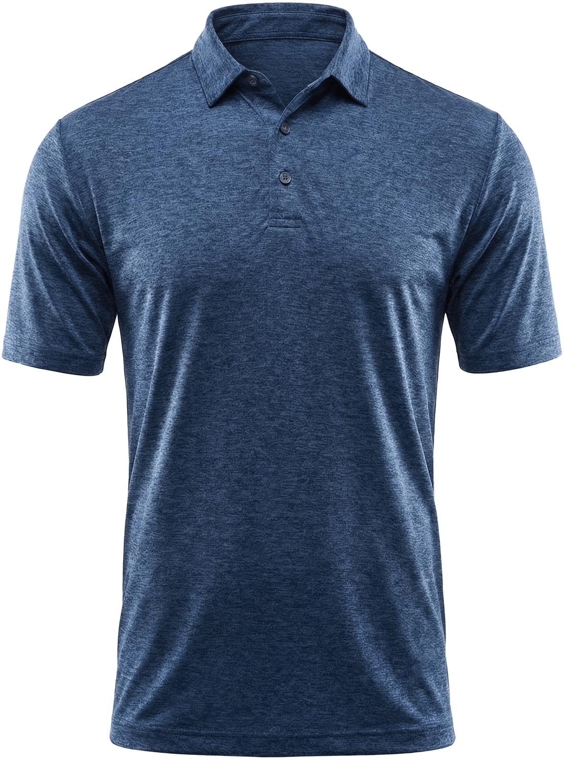 Callaway Golf Cgm799 Heather Knit Short Sleeve Polo - Peacoat