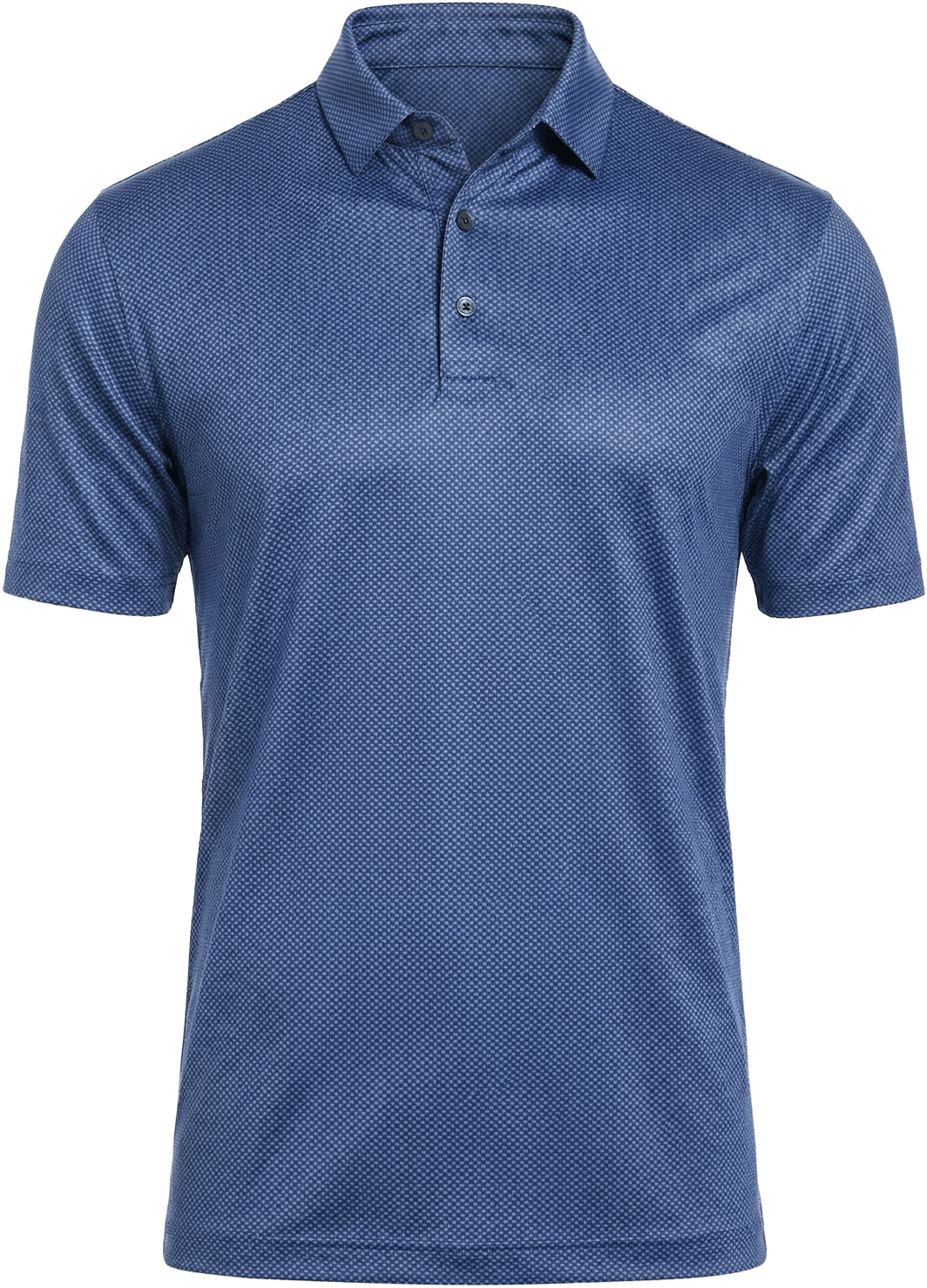 Callaway Golf Cgm800 Mini Geometric Printed Short Sleeve Polo - Peacoat