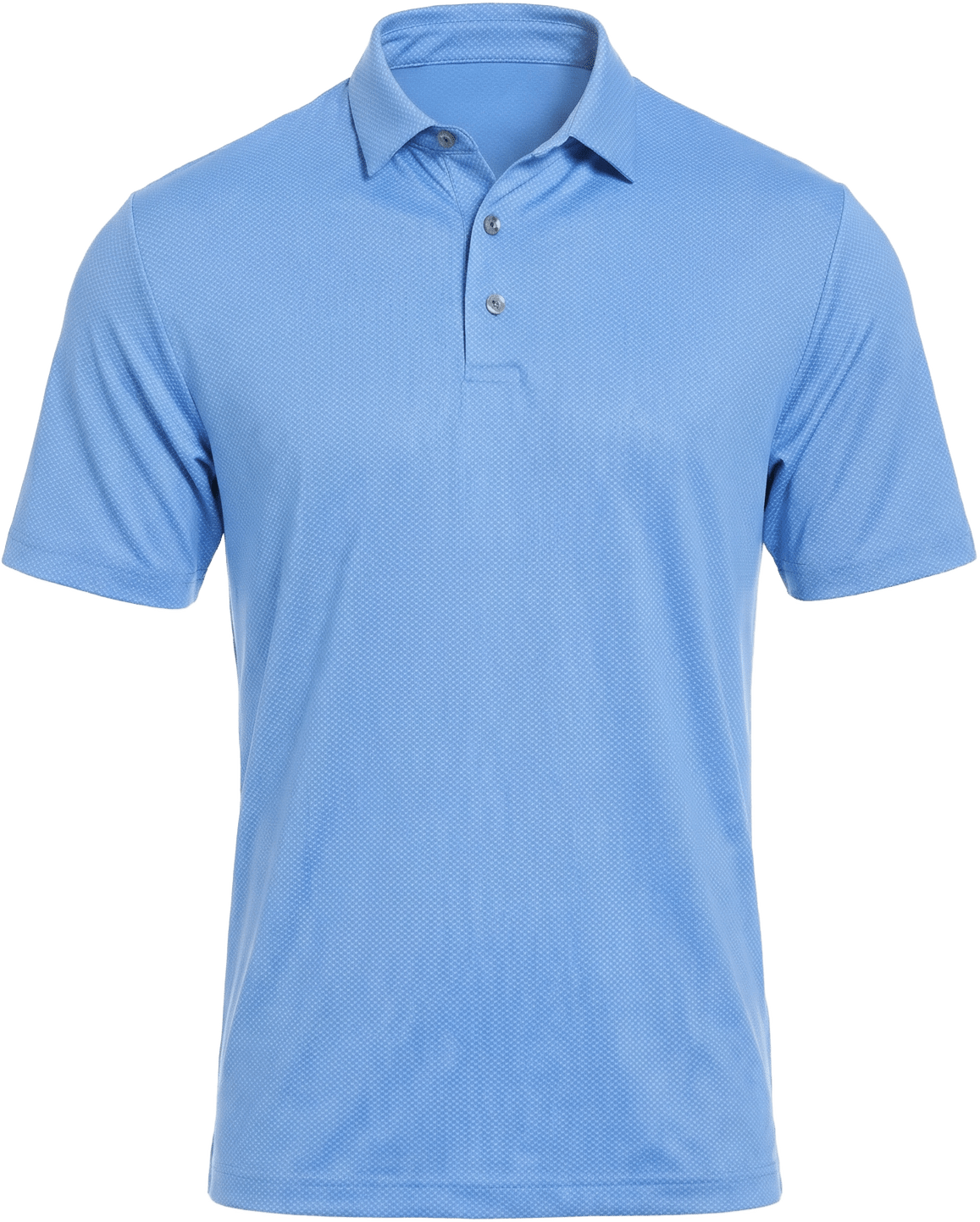 Callaway Golf Cgm800 Mini Geometric Printed Short Sleeve Polo - Vista Blue