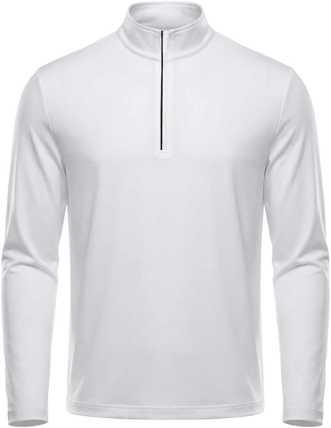 Callaway Golf Cgm803 Quarter Zip Baby French Terry Long Sleeve Jacket - White