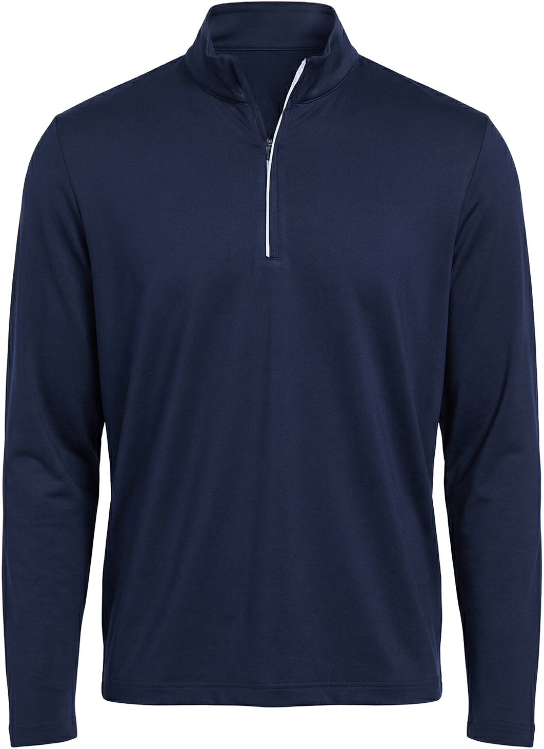 Callaway Golf Cgm803 Quarter Zip Baby French Terry Long Sleeve Jacket - Peacoat