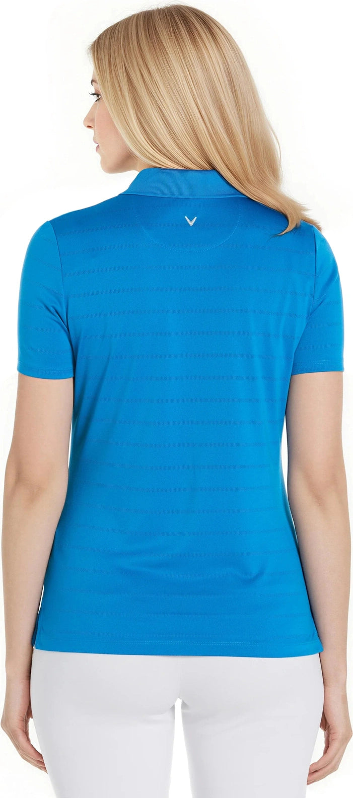 Callaway Golf Cgw437 Opti-vent Open Mesh Polo - Medium Blue - Ladies s