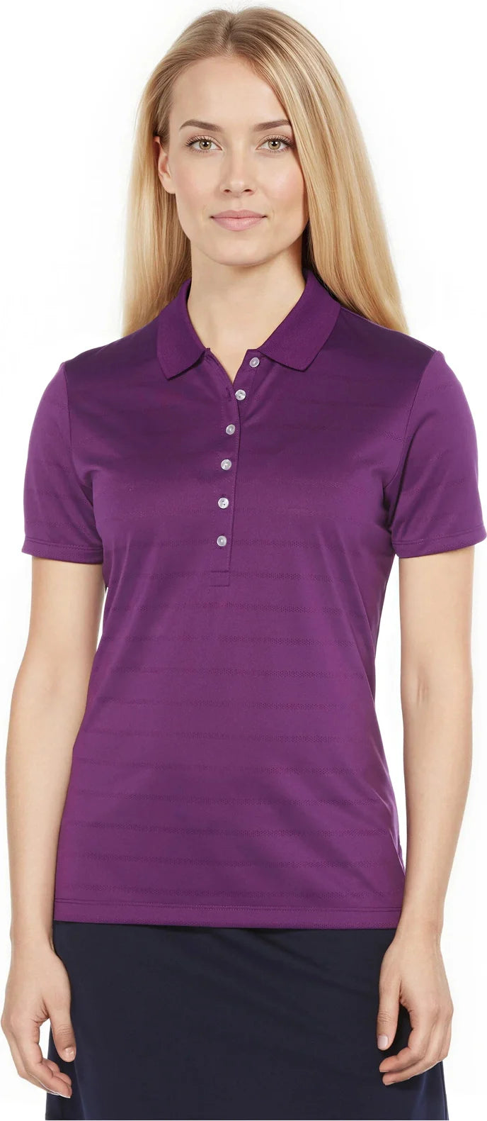 Callaway Golf Cgw437 Opti-vent Open Mesh Polo - Purple Magic - Ladies s