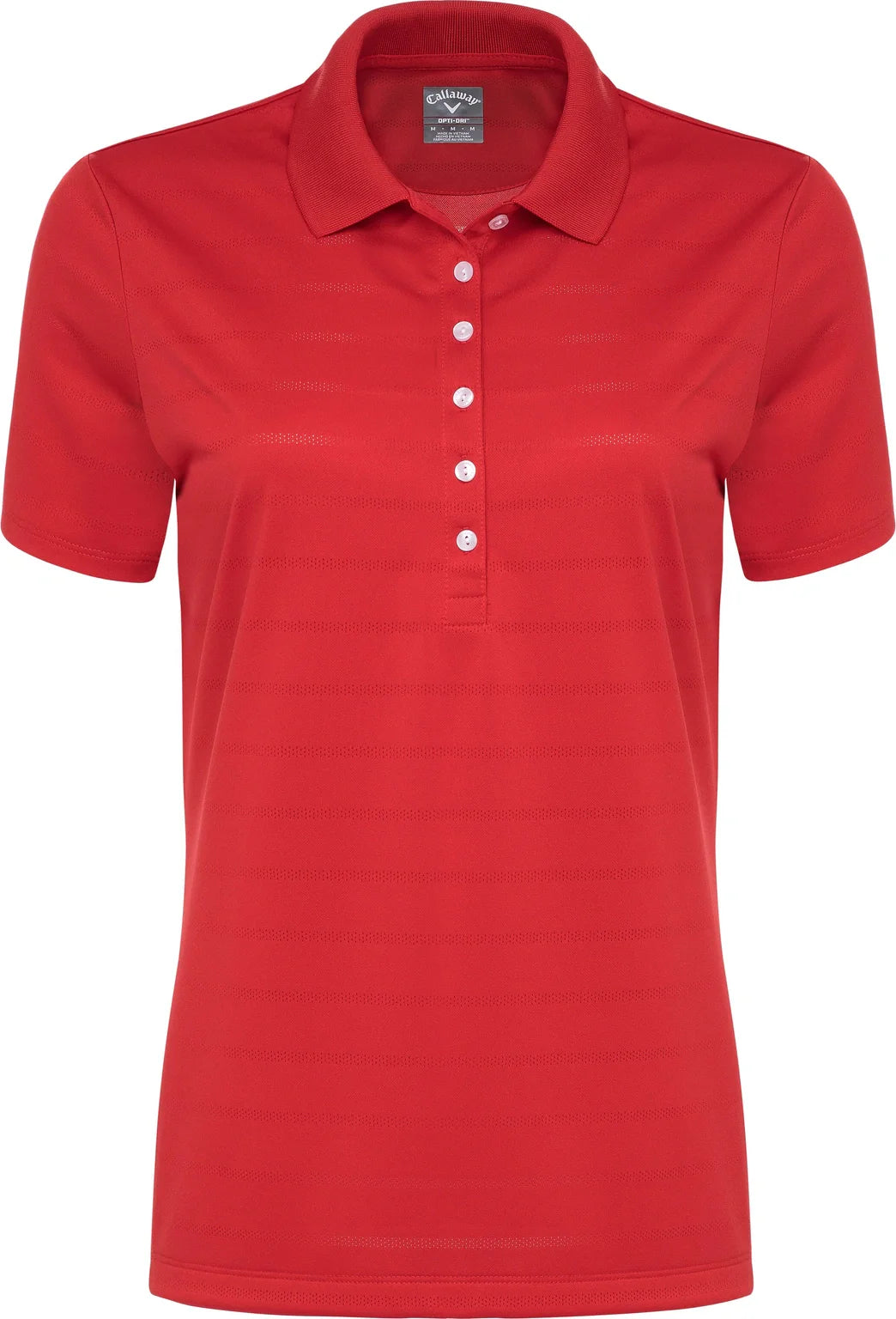 Callaway Golf Cgw437 Opti-vent Open Mesh Polo - Salsa