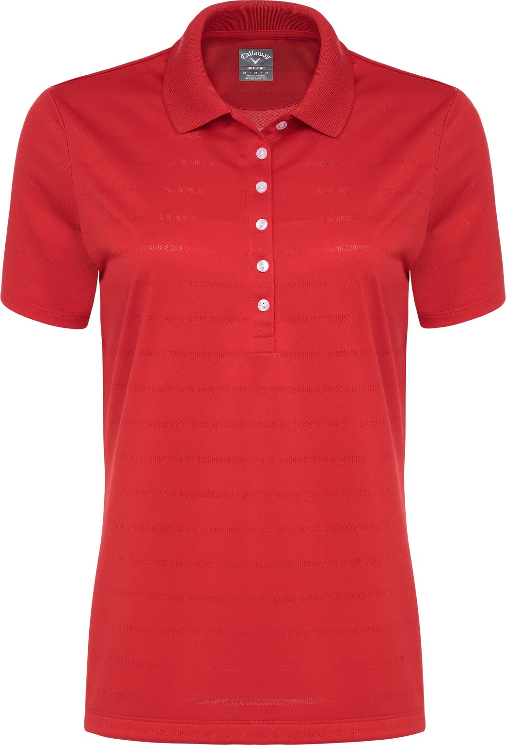 Callaway Golf Cgw437 Opti-vent Open Mesh Polo - Salsa