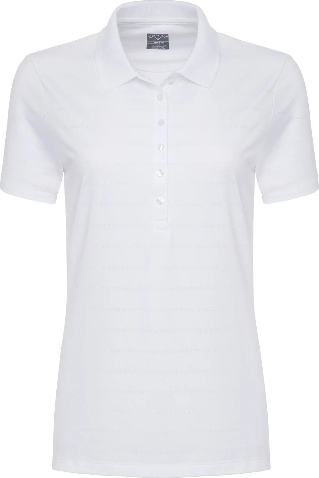 Callaway Golf Cgw437 Opti-vent Open Mesh Polo - White