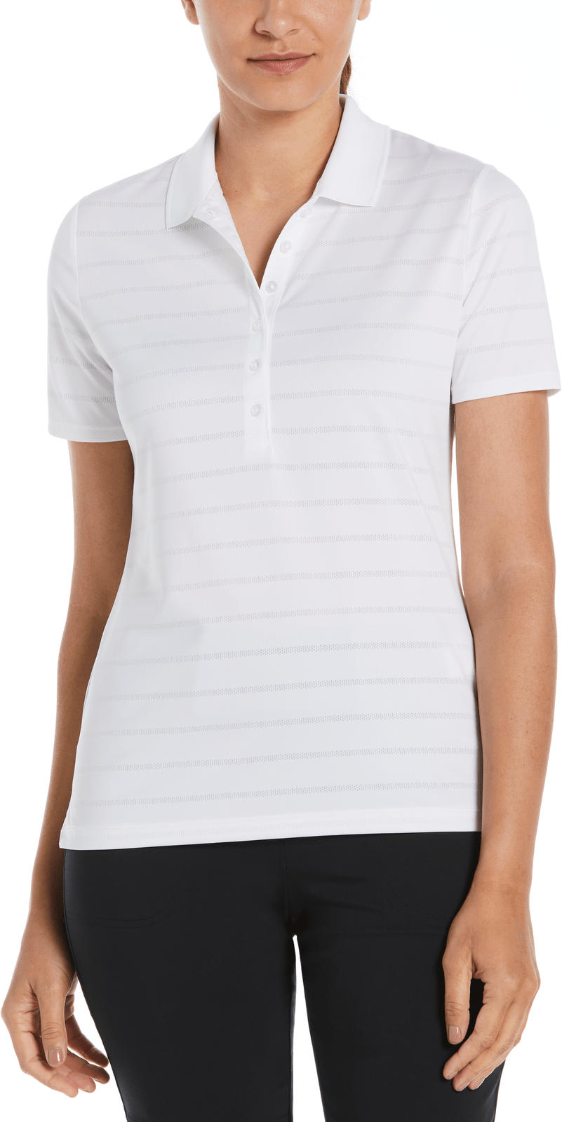 Callaway Golf Cgw437 Opti-vent Open Mesh Polo - White