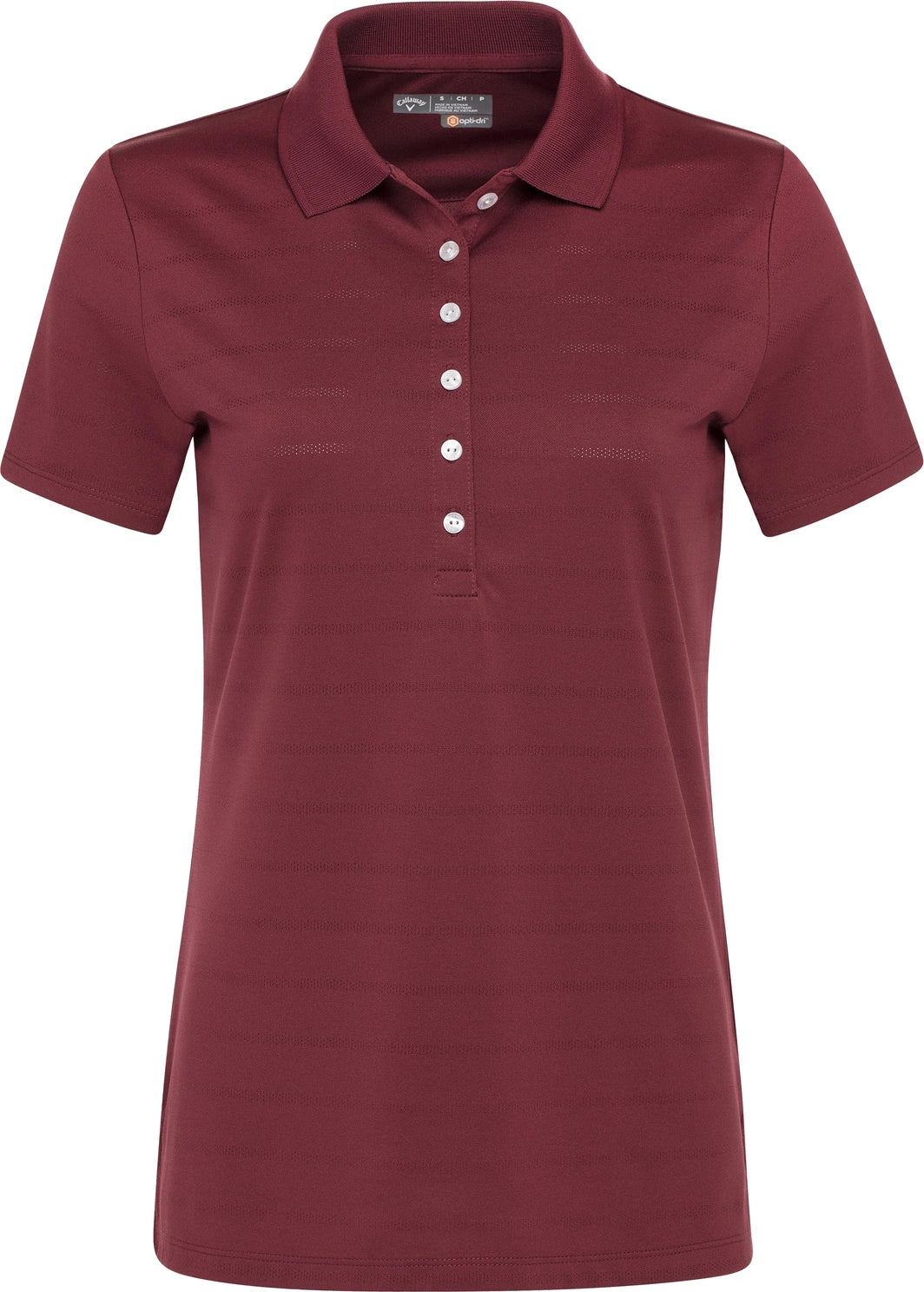 Callaway Golf Cgw437 Opti-vent Open Mesh Polo - Zinfandel