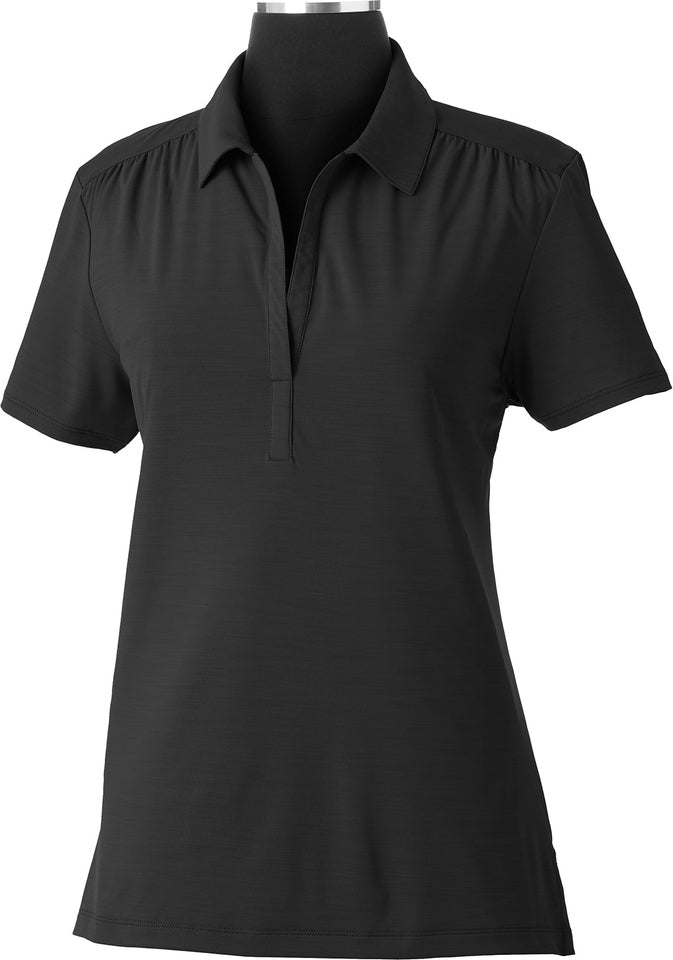 Callaway Golf Cgw447 Tonal Performance Polo - Black