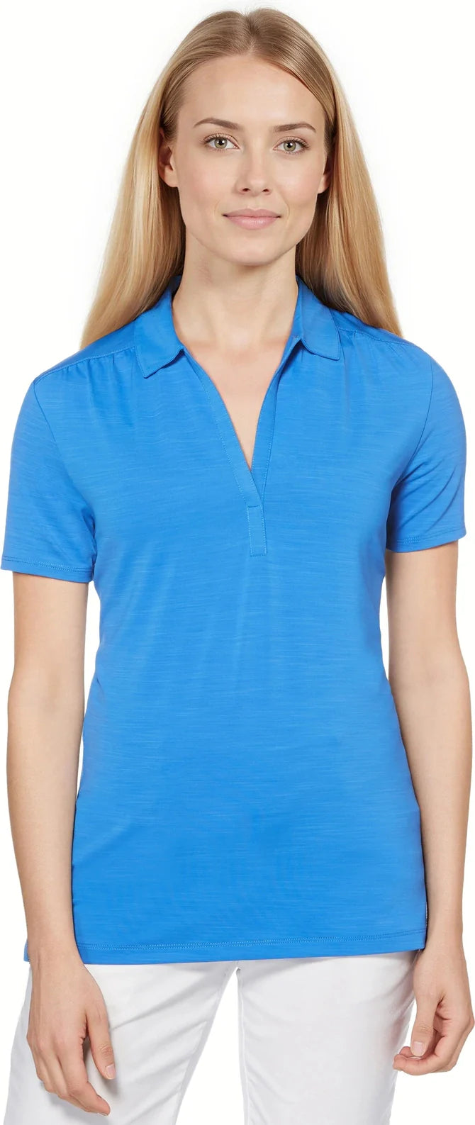 Callaway Golf Cgw447 Tonal Performance Polo - Palace Blue - Ladies s