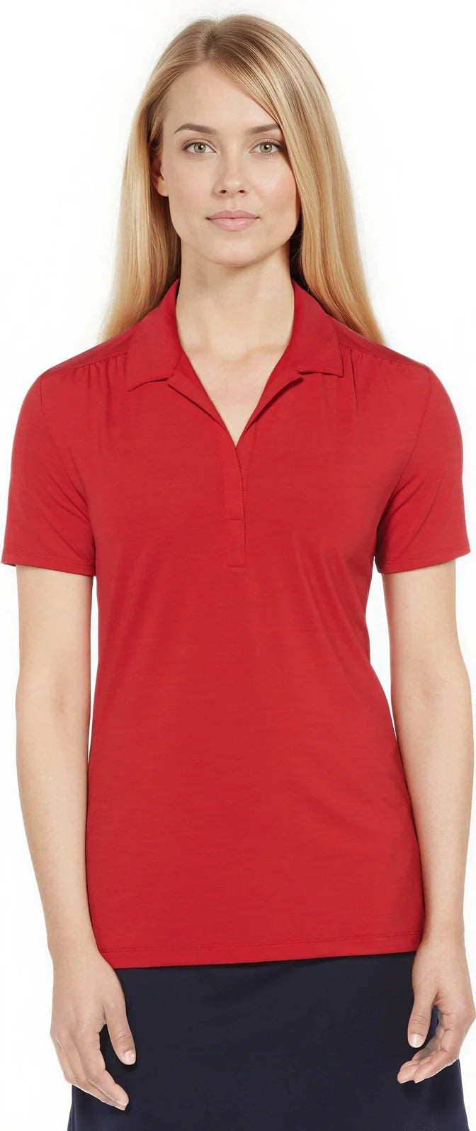 Callaway Golf Cgw447 Tonal Performance Polo - Salsa - Ladies s