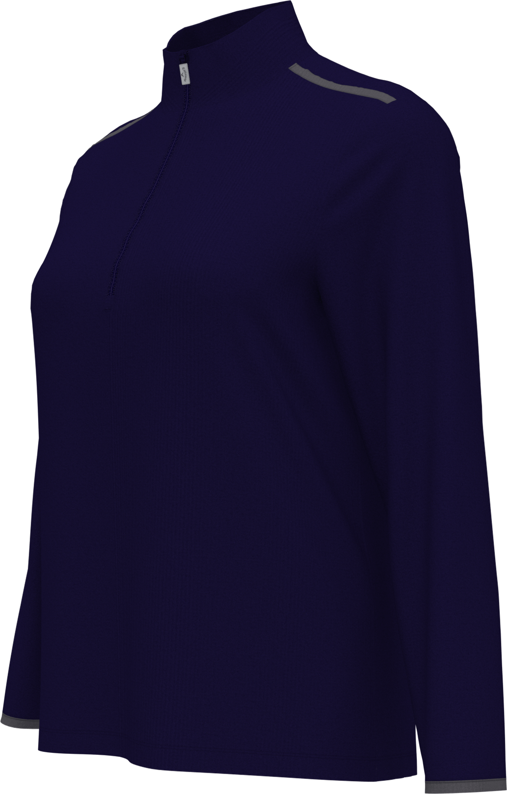 Callaway Golf Cgw509 Long Sleeve Opti-shield 1/4-zip Mock Pullover - Peacoat