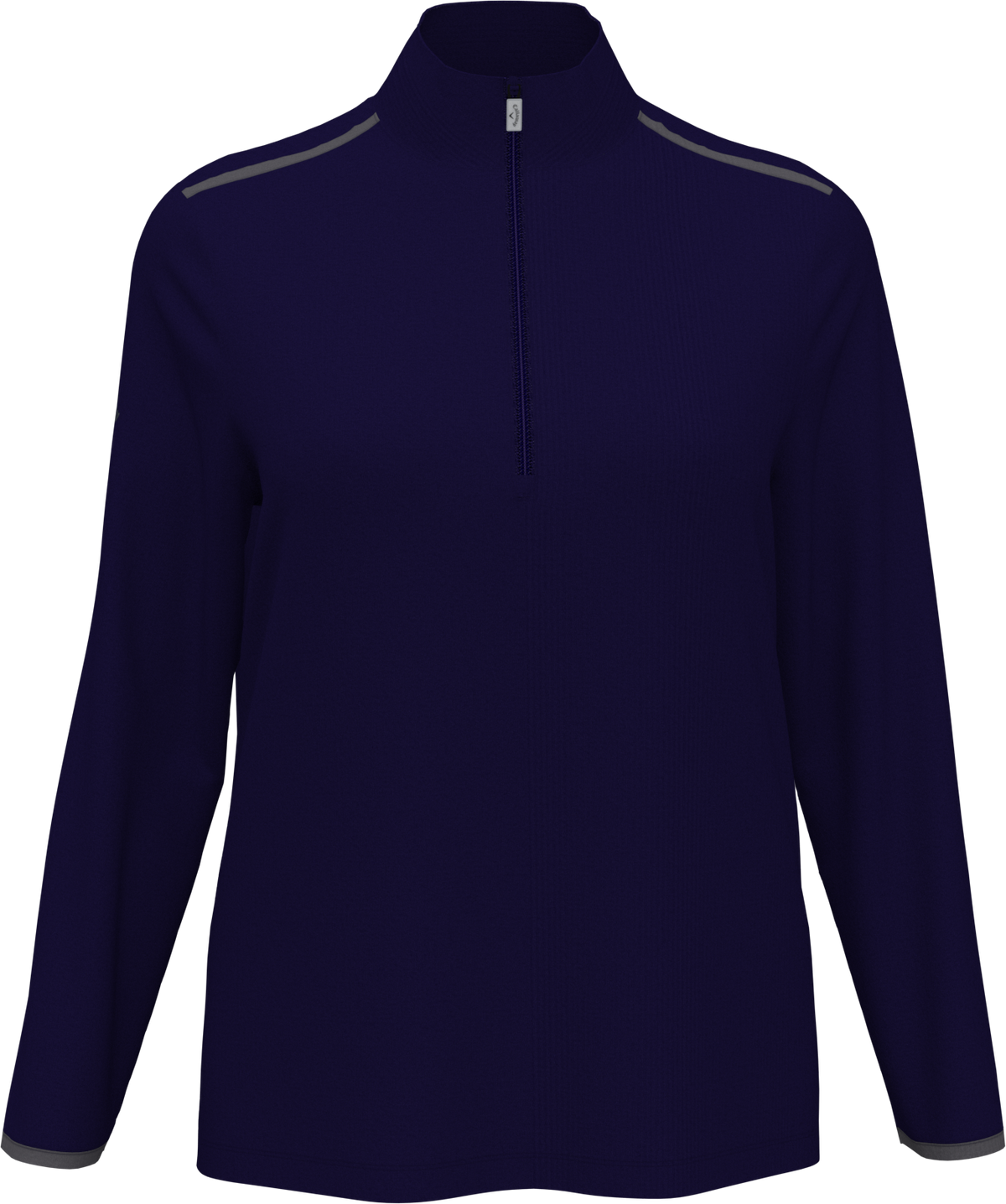 Callaway Golf Cgw509 Long Sleeve Opti-shield 1/4-zip Mock Pullover - Peacoat