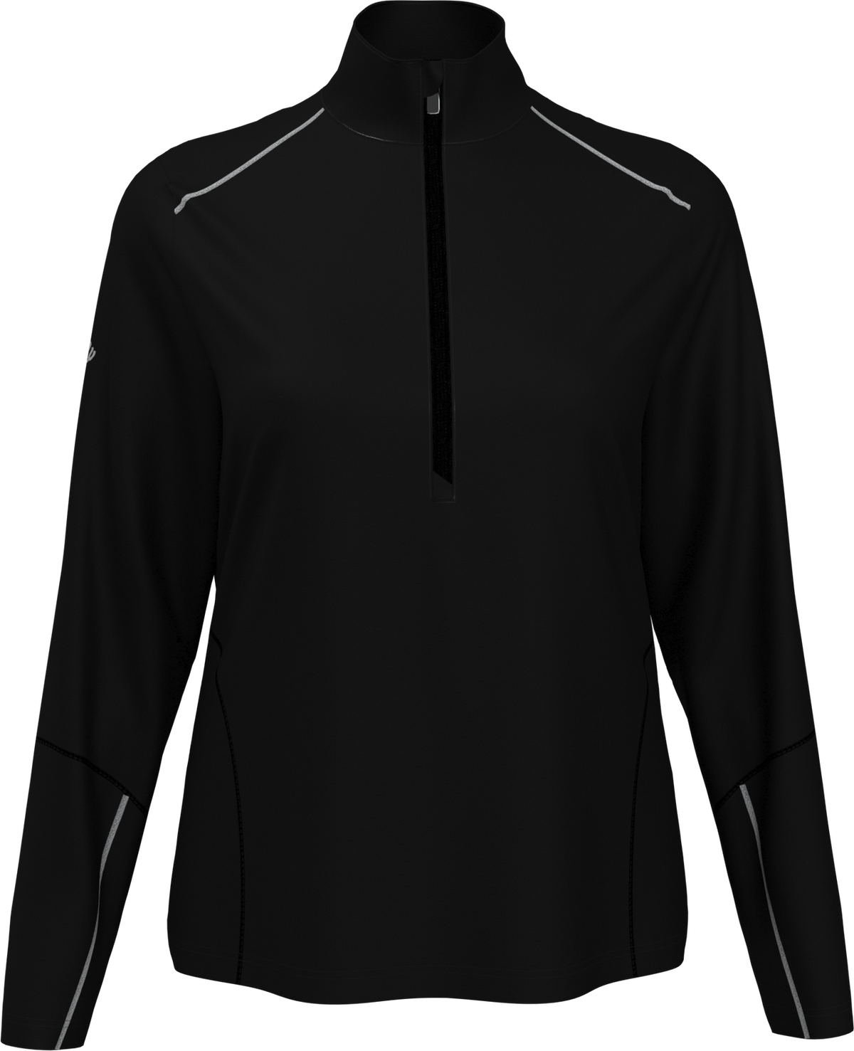 Callaway Golf Cgw545 Long Sleeve Opti-repel 1/4-zip Jacket - Black
