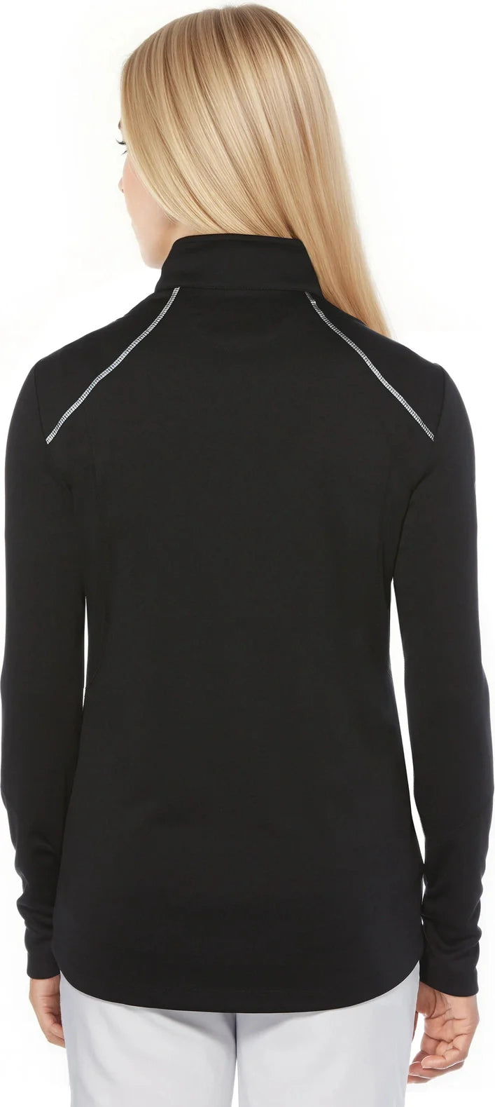 Callaway Golf Cgw545 Long Sleeve Opti-repel 1/4-zip Jacket - Black - Ladies s