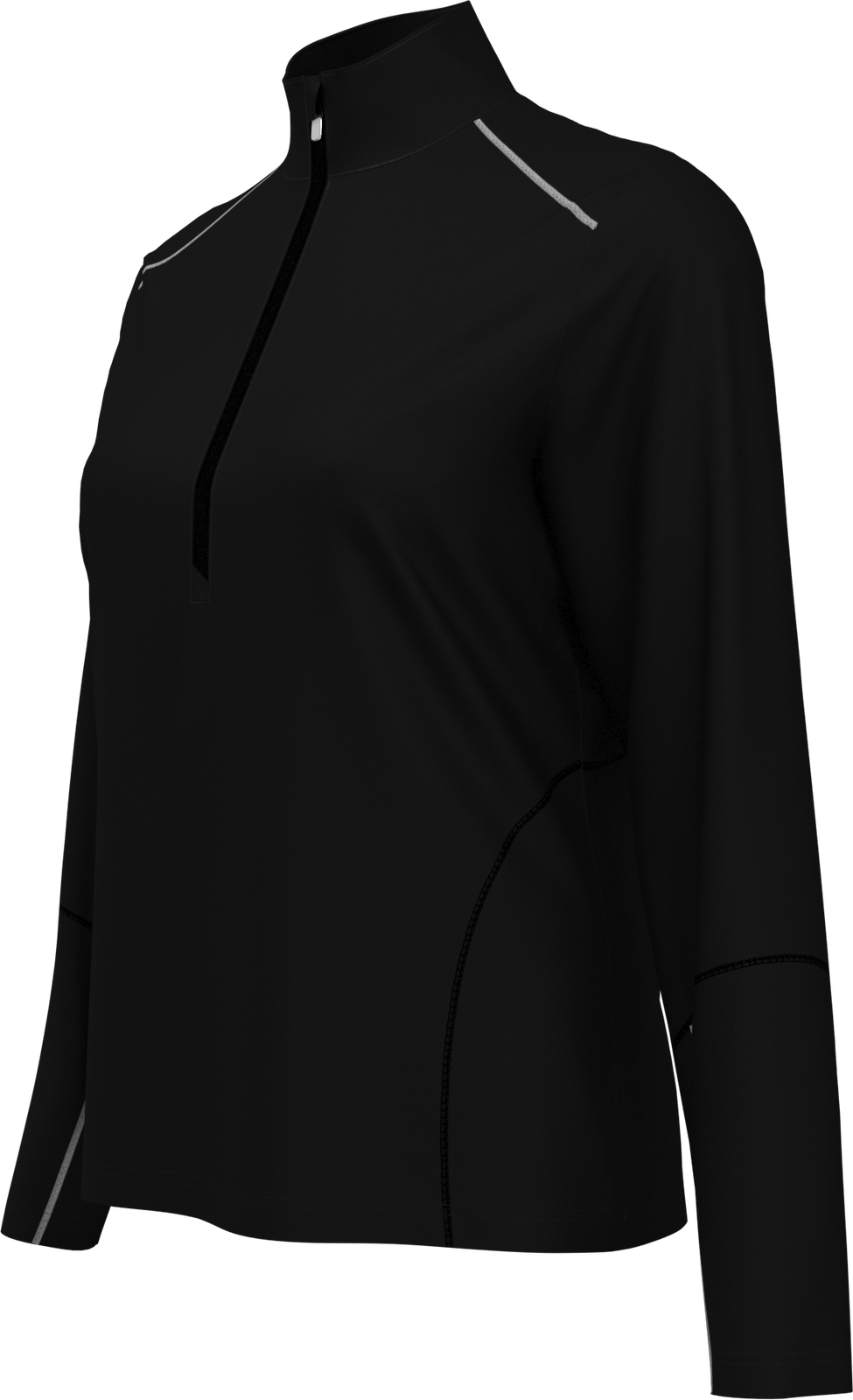 Callaway Golf Cgw545 Long Sleeve Opti-repel 1/4-zip Jacket - Black