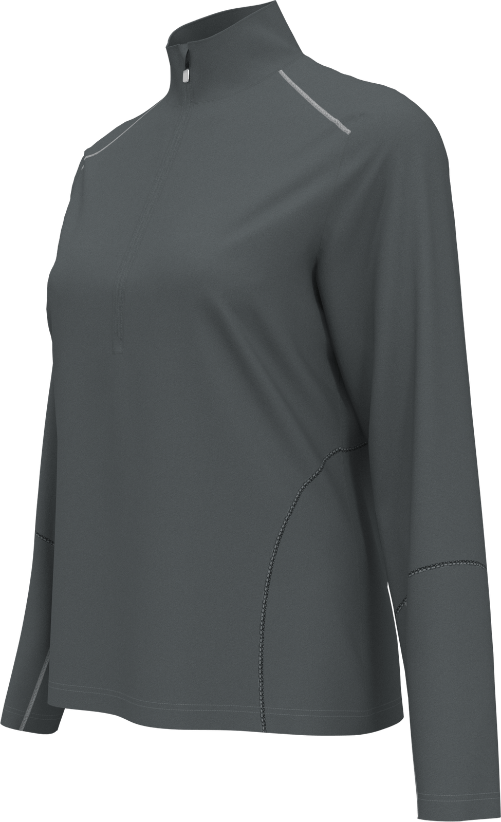 Callaway Golf Cgw545 Long Sleeve Opti-repel 1/4-zip Jacket - Iron Gate