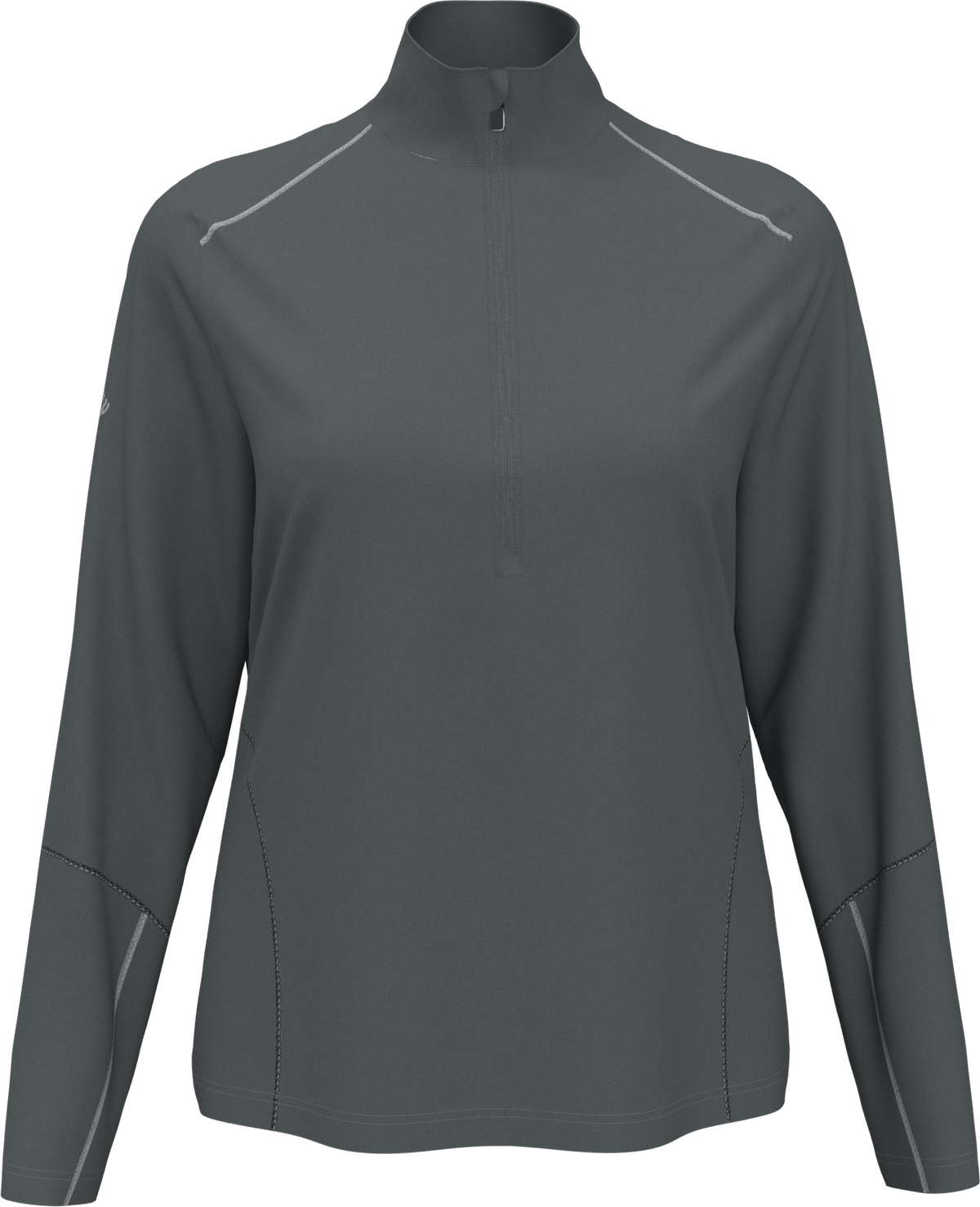 Callaway Golf Cgw545 Long Sleeve Opti-repel 1/4-zip Jacket - Iron Gate