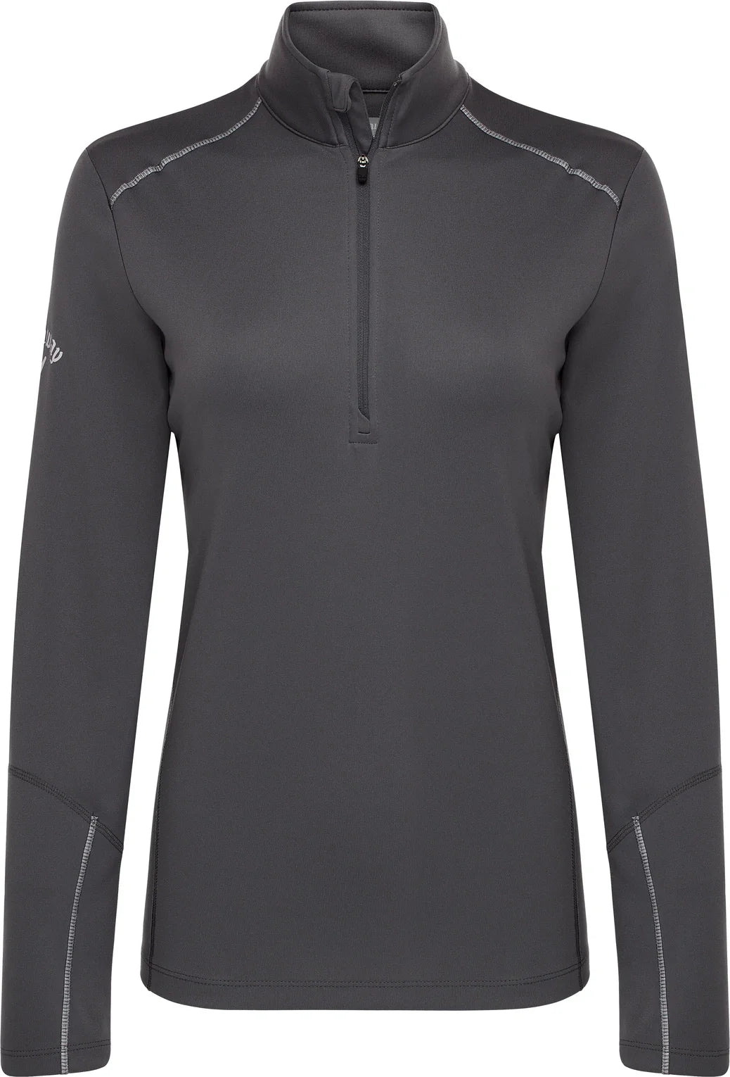 Callaway Golf Cgw545 Long Sleeve Opti-repel 1/4-zip Jacket - Iron Gate
