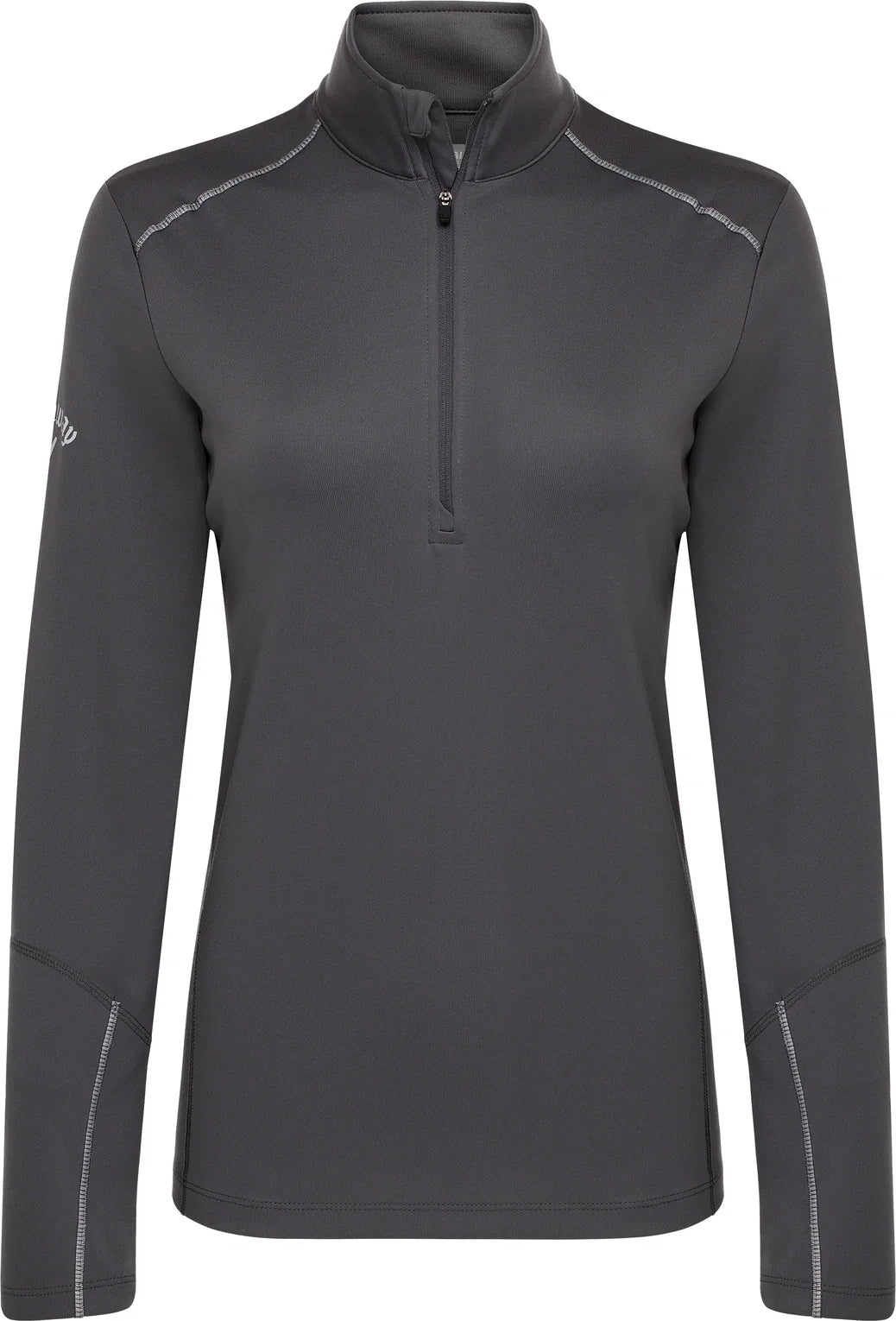 Callaway Golf Cgw545 Long Sleeve Opti-repel 1/4-zip Jacket - Iron Gate