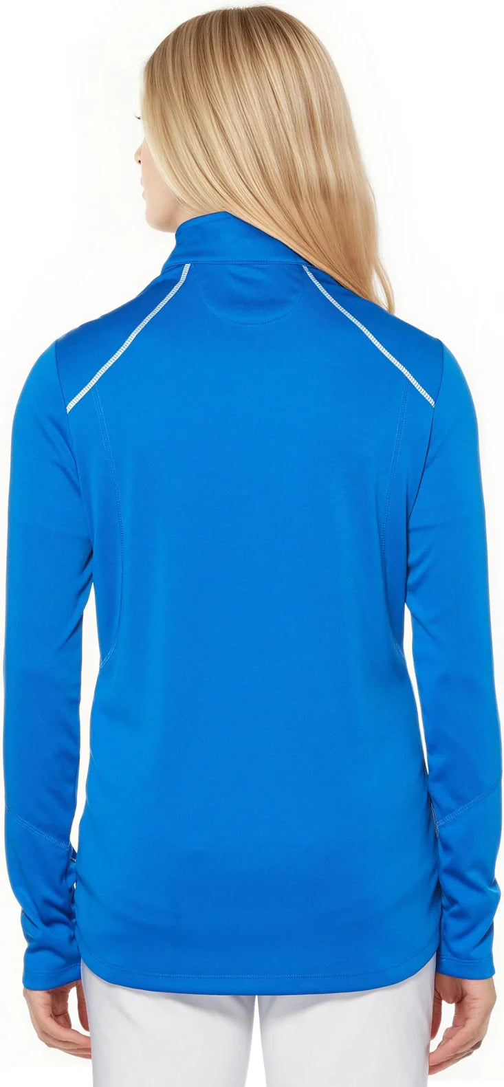 Callaway Golf Cgw545 Long Sleeve Opti-repel 1/4-zip Jacket - Magnetic Blue - Ladies s