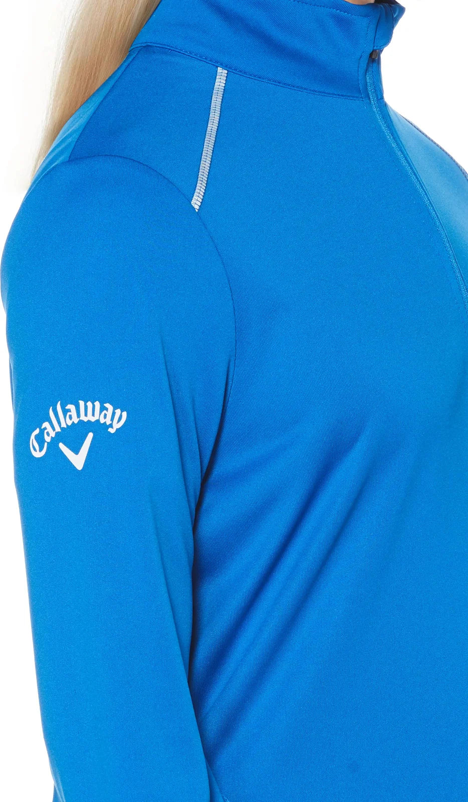 Callaway Golf Cgw545 Long Sleeve Opti-repel 1/4-zip Jacket - Magnetic Blue