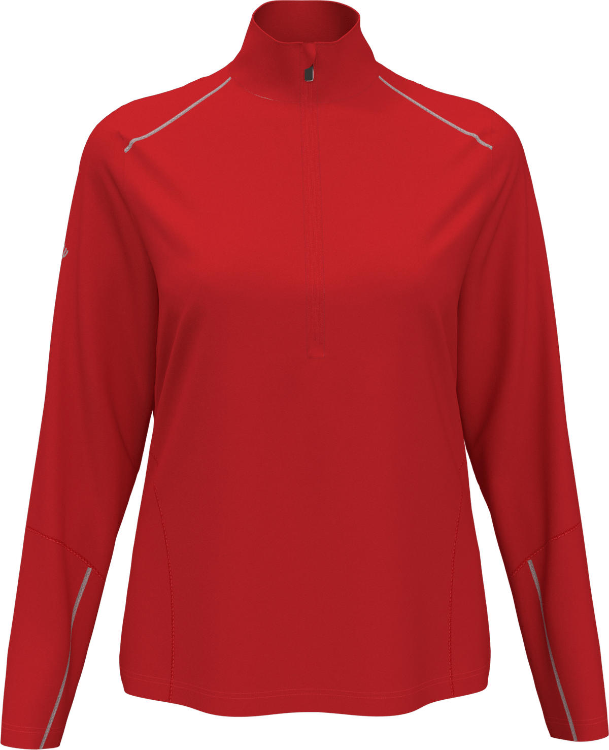 Callaway Golf Cgw545 Long Sleeve Opti-repel 1/4-zip Jacket - Salsa
