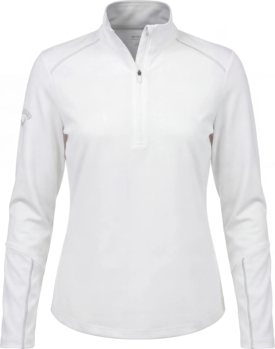 Callaway Golf Cgw545 Long Sleeve Opti-repel 1/4-zip Jacket - White