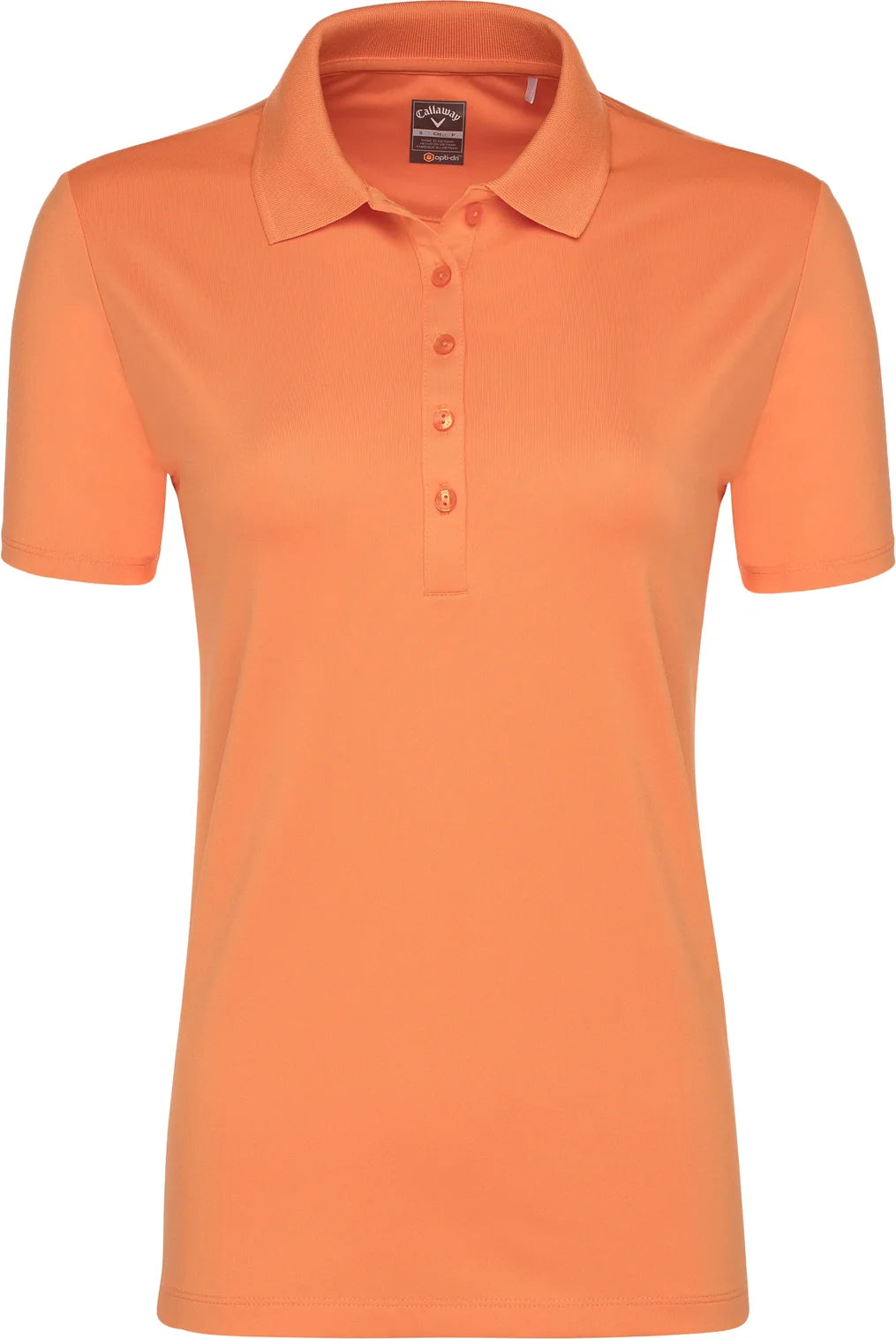 Callaway Golf Cgw555 Short Sleeve Opti-dri Stretch Solid Polo - Bird of Paradise