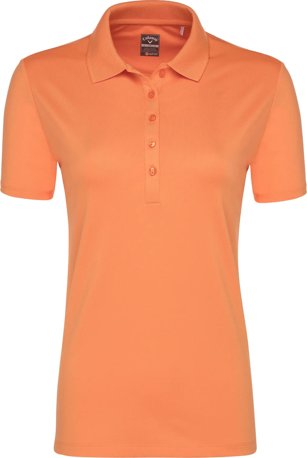 Callaway Golf Cgw555 Short Sleeve Opti-dri Stretch Solid Polo - Bird of Paradise