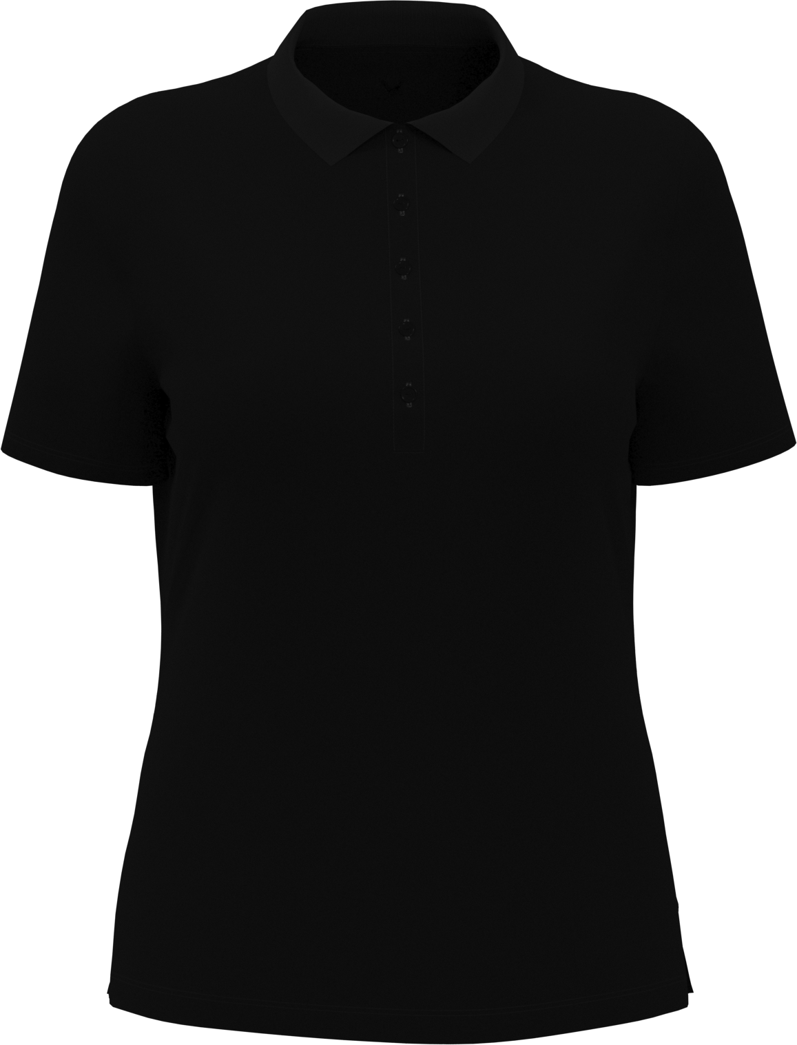 Callaway Golf Cgw555 Short Sleeve Opti-dri Stretch Solid Polo - Black