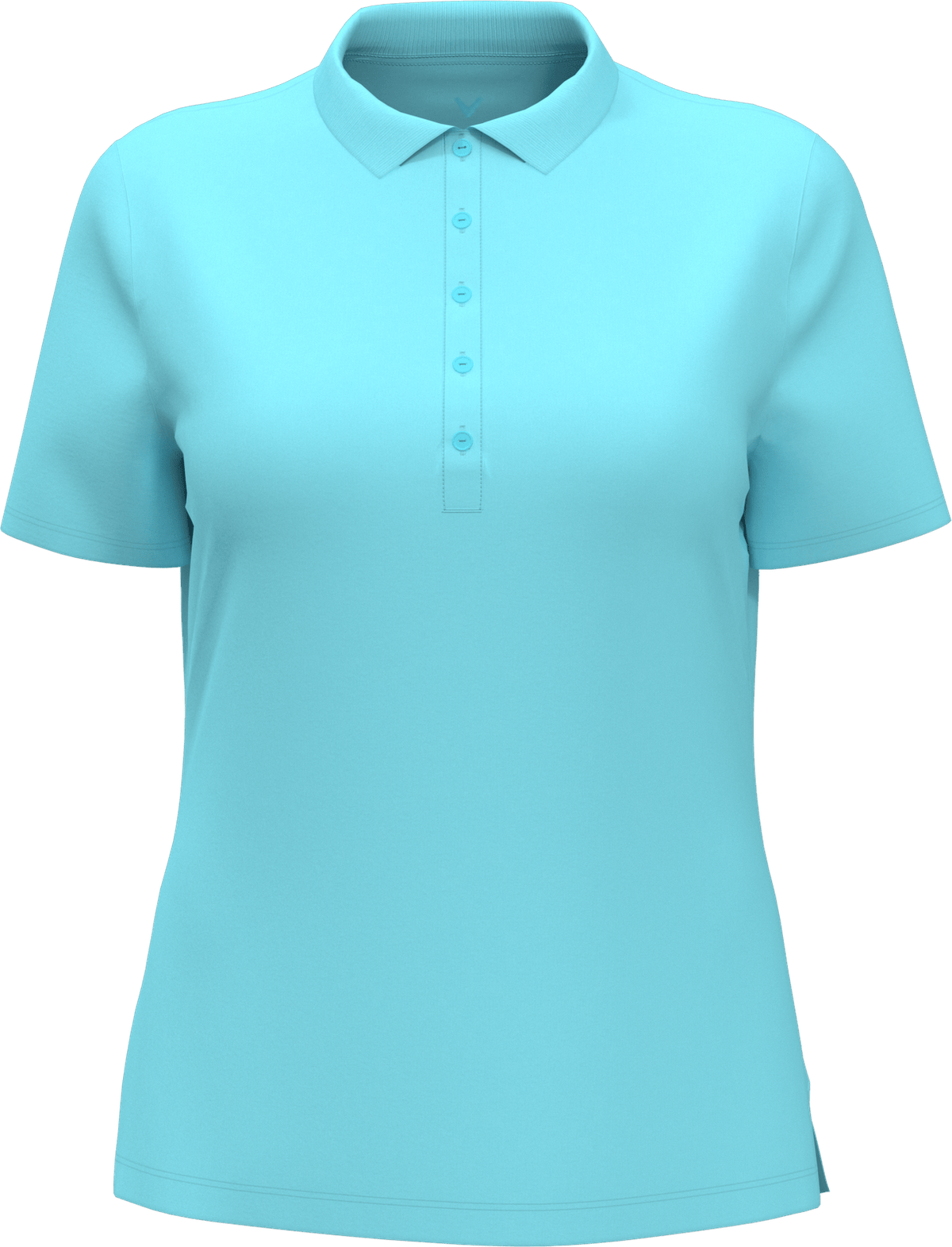Callaway Golf Cgw555 Short Sleeve Opti-dri Stretch Solid Polo - Blue Atoll
