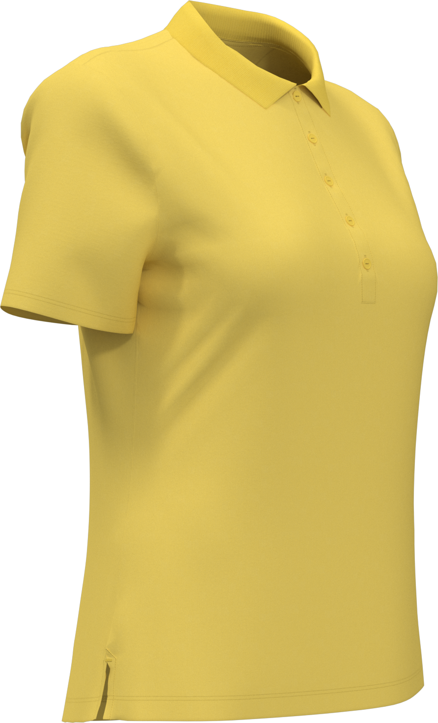 Callaway Golf Cgw555 Short Sleeve Opti-dri Stretch Solid Polo - Lemon Zest - Ladies s