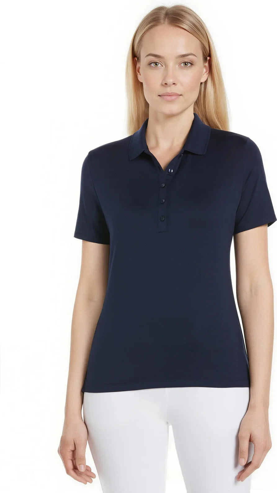 Callaway Golf Cgw555 Short Sleeve Opti-dri Stretch Solid Polo - Peacoat - Ladies s